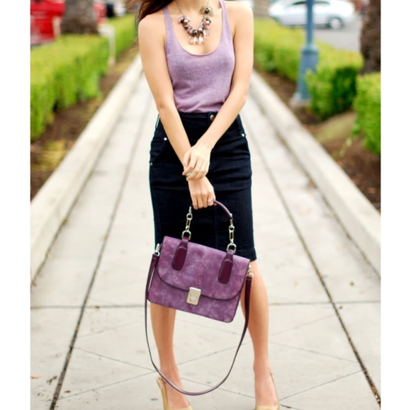LAVANDER SPAGHETTI STRAP TANK TOP - Picture 2 of 2